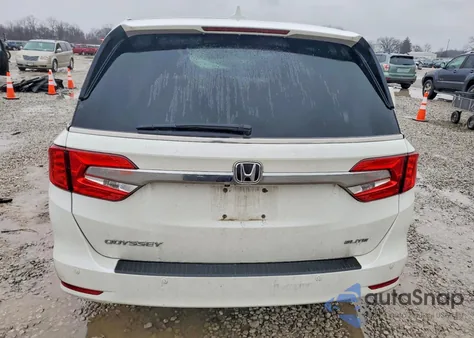 2020 Honda Odyssey Elite z USA, uszkodzony, nr VIN 5FNRL6H98LB052941